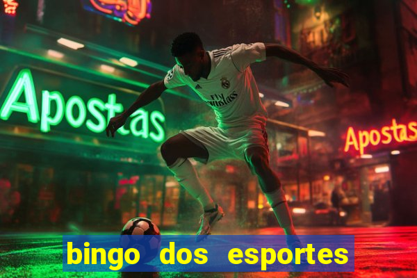 bingo dos esportes para imprimir